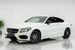 Mercedes C180 cgi coupe AMG line! Cruise, Leder, Navi!, Auto's, Automaat, 4 zetels, Wit, 2 deurs