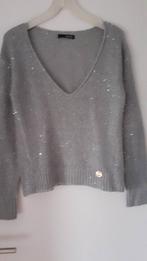 Liu Jo grijze trui – mohairmix – V-hals – size L, Kleding | Dames, Maat 38/40 (M), Verzenden, Liu Jo, Zo goed als nieuw