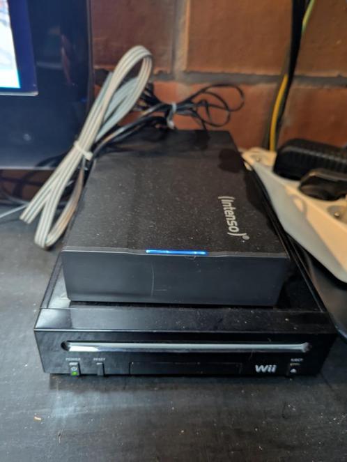 Nintendo Wii, 2 controllers, nunchuck, stuurwiel, spel, hd, Games en Spelcomputers, Spelcomputers | Nintendo Wii, Gebruikt, Met 2 controllers