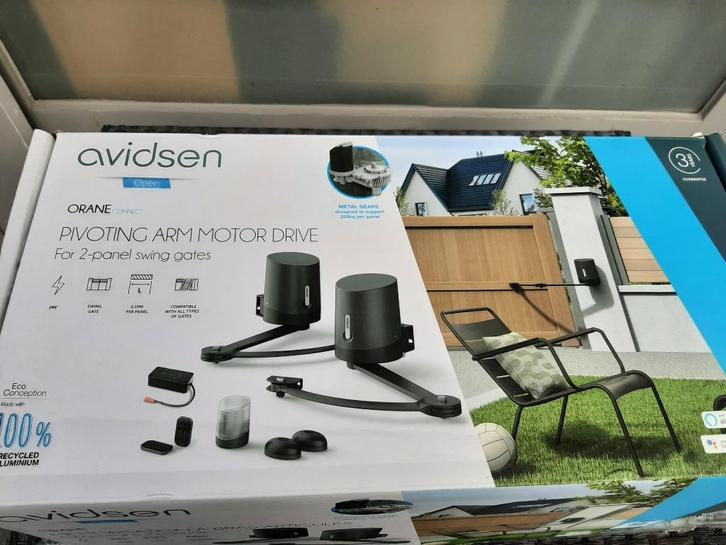 VOLLEDIGE MOTORISATIE SET VOOR DRAAIPOORT AVIDSEN, Tuin en Terras, Tuinpoorten, Nieuw, Draaipoort, Ophalen