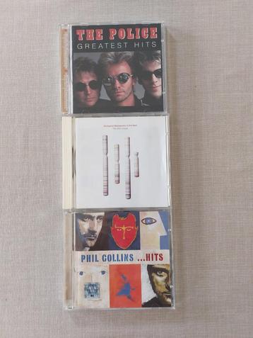 Lot van 3 pop cd's (The Police, OMD, Phil Collins)