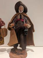 Couple de Santons habillés Marinacci 28 cm, Enlèvement