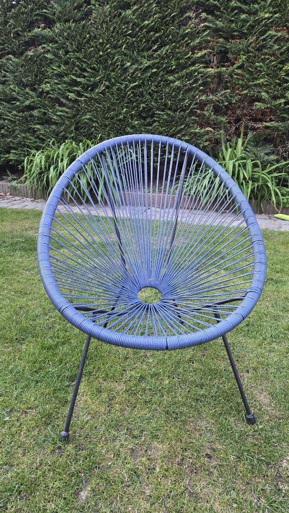 tuinfauteuil, Tuin en Terras, Tuinstoelen, Zo goed als nieuw, Kunststof, Stapelbaar, Ophalen