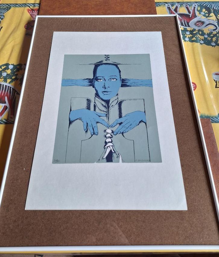 Paul De Cocker KOOPJE 15EURO, Antiek en Kunst, Kunst | Litho's en Zeefdrukken, Ophalen