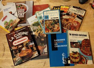 Lot de 14 livres de cuisine (ou à la pièce, voir détails)