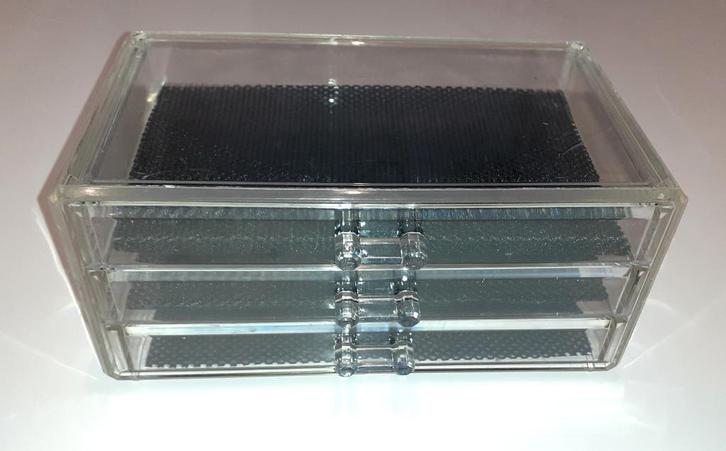 Opbergen organizer badkamer transparant 3 lades, Huis en Inrichting, Badkamer | Badtextiel en Accessoires, Nieuw, Overige typen