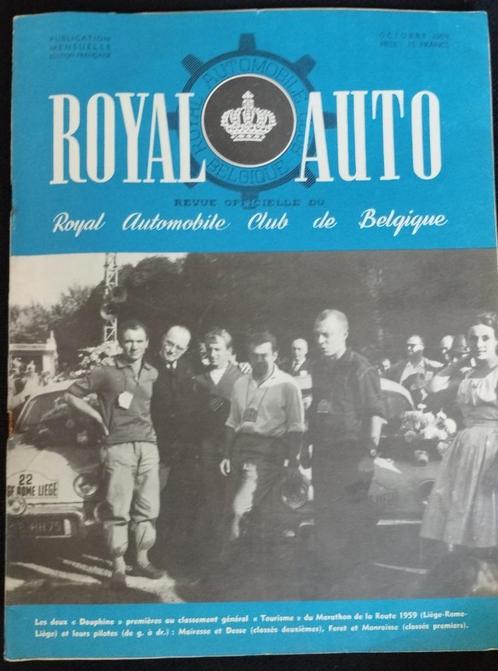 ROYAL AUTO 1959 n10 revue du RACB, Livres, Autos | Brochures & Magazines, Utilisé, Général, Enlèvement ou Envoi