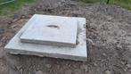 zwaar betonnen putdeksel met kader 110x100, Ophalen, Overige materialen, Gebruikt, Overige typen