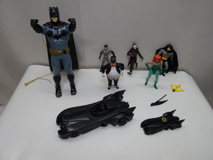 Lotje van 10 vintage Batman items., Collections, Jouets, Comme neuf, Enlèvement ou Envoi