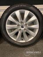 16'' originele Seat Leon velgen + winterbanden 5x112 575 601, Auto-onderdelen, Banden en Velgen, Gebruikt, 16 inch, Banden en Velgen