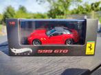 Ferrari 599 GTO 1/43 Hotwheels Elite, Ophalen of Verzenden, Zo goed als nieuw, Auto, Overige merken