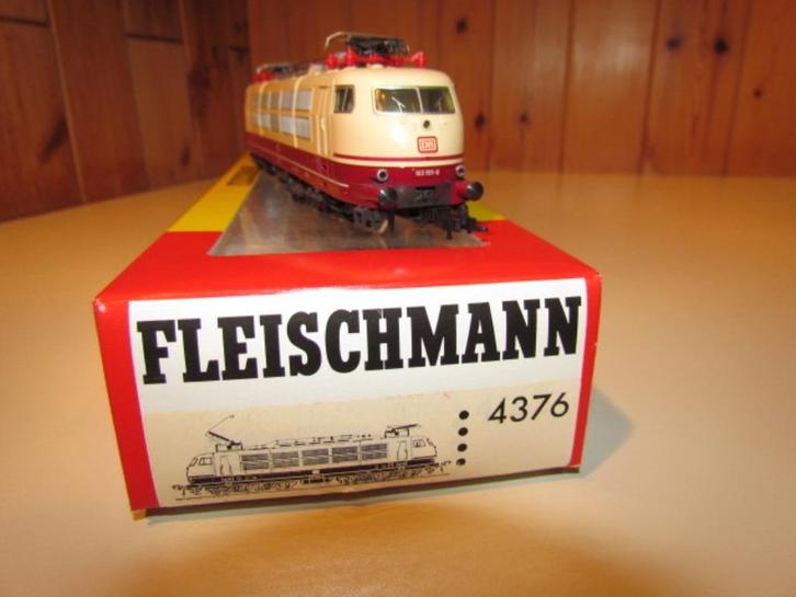 Fleischmann HO 4376 elek. loc DB, BR103, Hobby en Vrije tijd, Modeltreinen | H0, Zo goed als nieuw, Locomotief, Gelijkstroom, Fleischmann