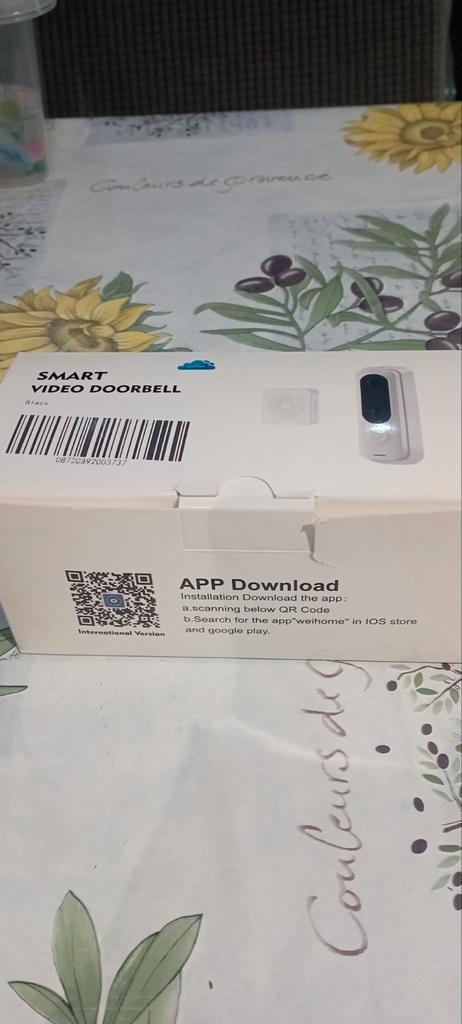 Video deurbel, Huis en Inrichting, Deurbellen, Zo goed als nieuw, Draadloos, Ophalen of Verzenden