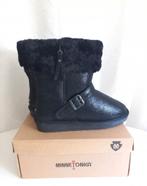 Gevoerde laarzen leer wol schaap 41/41.5 nieuw, Verzenden, Zwart, Snowboots, Nieuw