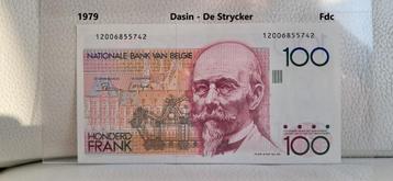 Billet Beyaert - Fdc 100 francs, Envoi, Billets en vrac
