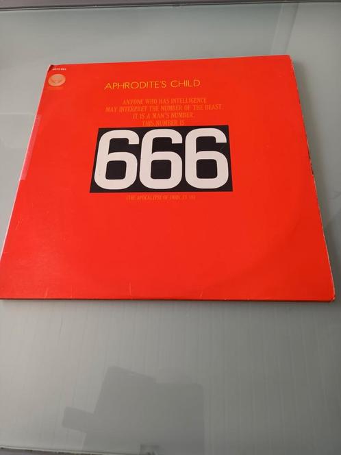 Aphrodites child, 666.1ste franse persing. Nm., Cd's en Dvd's, Vinyl | Pop, Gebruikt, 1960 tot 1980, 12 inch, Ophalen of Verzenden