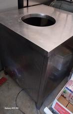 Table inox  horeca avec trou d évacuation très solide, Ophalen, Gebruikt, Inox Meubilair
