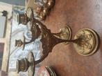 2 antieke kandelaars, Antiek en Kunst, Ophalen