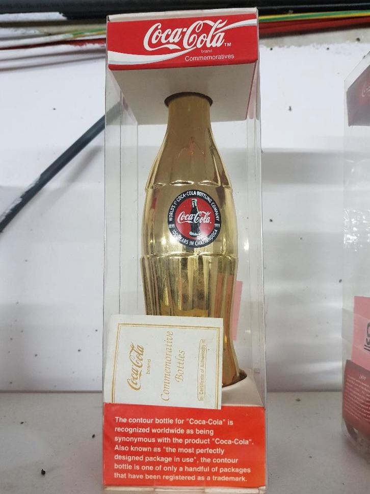 COCA COLA GOLDEN BOTTLE, rare, Verzamelen, Merken en Reclamevoorwerpen, Nieuw, Ophalen of Verzenden