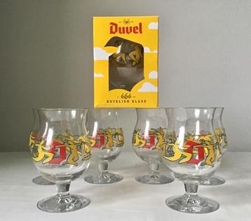 Duvel glazen ( 7 ) “ The 6 Hop Devils “ beschikbaar voor biedingen