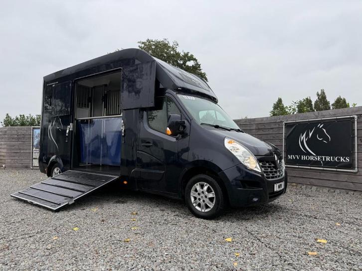 Renault Master PAARDENWAGEN | 2017 | HENGST | 39.000KM, Dieren en Toebehoren, Paarden en Pony's | Trailers en Aanhangwagens, Zo goed als nieuw