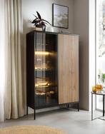 TV meubel + wandkast met verlichting en stalen deur. Nieuw, Huis en Inrichting, Kasten | Vitrinekasten, Ophalen of Verzenden, Nieuw