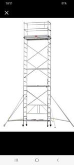 Smal Kamer steiger 6a7 meter werkhoogte, Doe-het-zelf en Bouw, Steigers, Ophalen