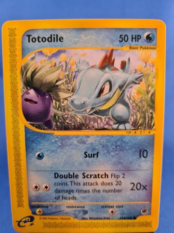 Totodile 134/165 - Expedition Base Set beschikbaar voor biedingen