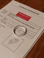 Bague en or blanc 375/1000 taille 63 2.69g, Ophalen of Verzenden, Gebruikt, Wit, Goud