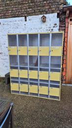 vintage locker, 15 deurtjes, met gebruikssporen., Huis en Inrichting, Ophalen, Gebruikt