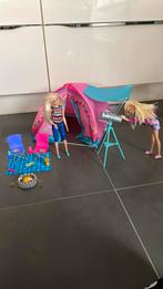 Barbie kampeerset, Kinderen en Baby's, Speelgoed | Poppen, Ophalen, Zo goed als nieuw, Barbie