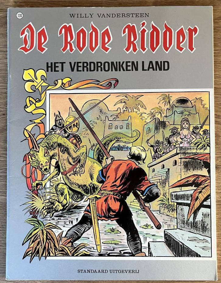 De Rode Ridder - Het verdronken land - 120 1e dr(1987) Strip, Boeken, Stripverhalen, Zo goed als nieuw, Eén stripboek