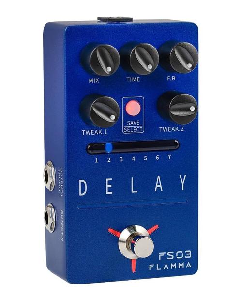 Superbe Delay programmable Flamma FS03 Neuf, Musique & Instruments, Effets, Comme neuf, Delay ou Écho, Enlèvement