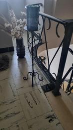 Staander met kaars, Huis en Inrichting, Ophalen, 50 tot 75 cm, Zwart, Zo goed als nieuw