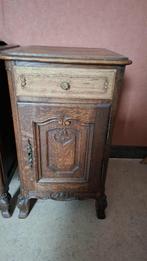 Antieke eiken nachtkastjes, Antiek en Kunst, Ophalen