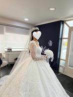 Bruidsjurk prinsessenmodel, Kleding | Dames, Trouwkleding en Trouwaccessoires, Ophalen, Zo goed als nieuw, Wit