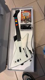 Gitaar controler xbox + spel guitar hero legends of rock, Games en Spelcomputers, Ophalen, Zo goed als nieuw