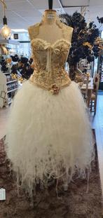 Prachtige brocante paspop met een unieke tule rok., Enlèvement