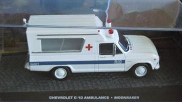 James Bond Chevy C10 ambulance 1/43. Nieuw beschikbaar voor biedingen