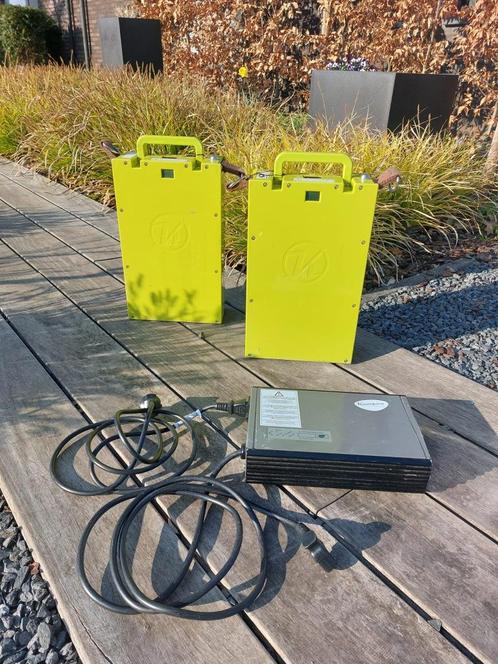 Kumpan scooter Li-io batterijen, Fietsen en Brommers, Brommeronderdelen | Scooters, Gebruikt, Overige merken, Overige typen, Ophalen