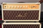 Ampli AmS The One 35 + 2x12 Cream Vox style, Muziek en Instrumenten, Ophalen, Zo goed als nieuw, Gitaar, Minder dan 50 watt