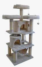 Krabpaal 60x50x143 cm cremekleur, Dieren en Toebehoren, Ophalen, Zo goed als nieuw, Krabpaal