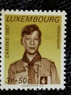 Luxemburg 1967 - padvinderij, scouts - Prins Henri **, Luxemburg, Scoutisme, Ophalen of Verzenden, Postfris