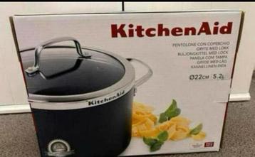 kitchenaid kookpotten 2delig nieuw (VASTE PRIJS) zie foto’s beschikbaar voor biedingen