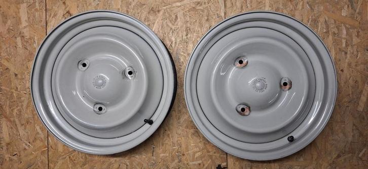Citroën 2cv velgen, Auto-onderdelen, Banden en Velgen, Velg(en), All Season, 15 inch, Personenwagen, Gebruikt, Ophalen of Verzenden