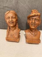 Tijl en Nele bustes in heel mooie staat, Antiek en Kunst, Curiosa en Brocante, Ophalen of Verzenden