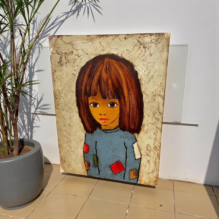 Vintage afbeelding / poster Jaklien Moerman, Antiek en Kunst, Kunst | Schilderijen | Modern, Ophalen of Verzenden