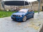 BMW M3 Coupé E46 Bleu Laguna - Échelle 1/18 - PRIX : 49€, Hobby en Vrije tijd, Ophalen, Nieuw, Auto, Solido