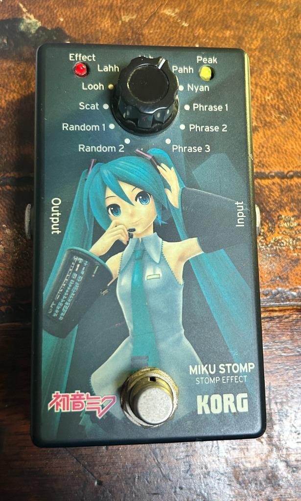 Korg miku stomp - zeldzaam Japans gitaareffect, Muziek en Instrumenten, Effecten, Zo goed als nieuw, Overige typen, Multi-effect