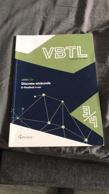 VBTL 3/4 – leerboek discrete wiskunde (D-4uur) beschikbaar voor biedingen